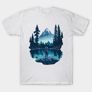 Fishing in the Mountain T-Shirt